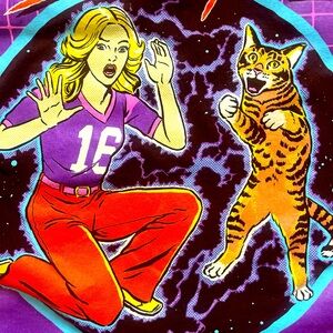 Steven Rhodes Body Swap VHS Small Red T-shirt